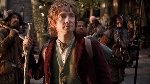 Martin Freeman as young Bilbo Baggins