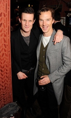 Matt Smith and Benedict Cumberbatch